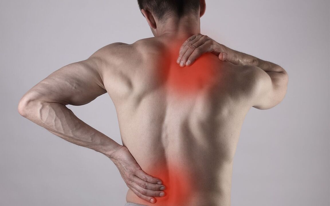 ზურგის ტკივილი კუნთოვანი სისტემის დაავადებების ნიშანია